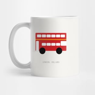 London Double Decker Red Bus Mug